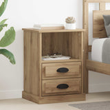 vidaXL Nightstand 43x36x60 cm white