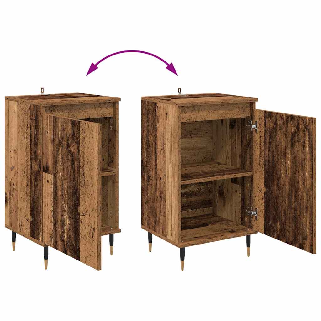 vidaXL Dressoir 40x35x70 cm bewerkt hout wit