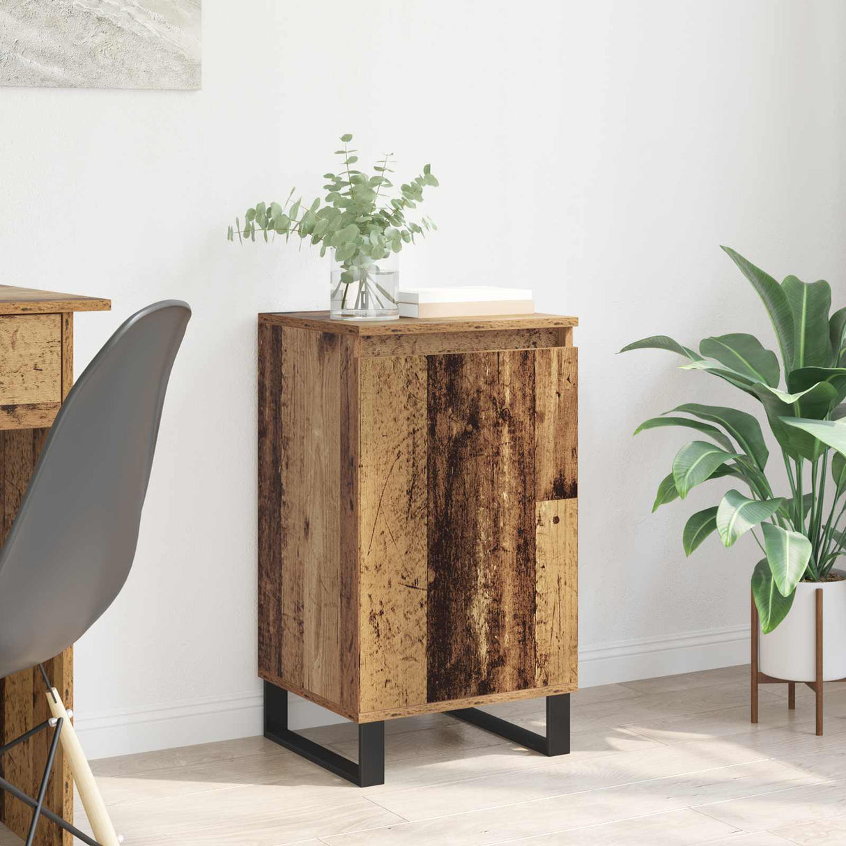 vidaXL Dressoir 40x35x70 cm bewerkt hout wit