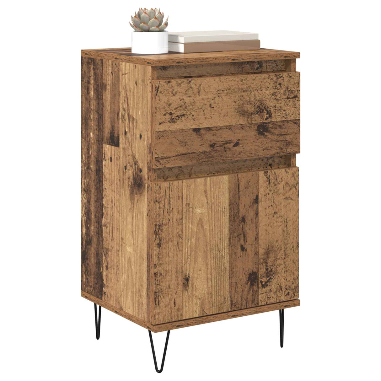 vidaXL Dressoir 40x35x70 cm bewerkt hout wit