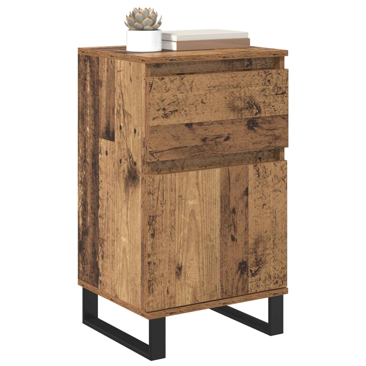 vidaXL Dressoir 40x35x70 cm bewerkt hout wit