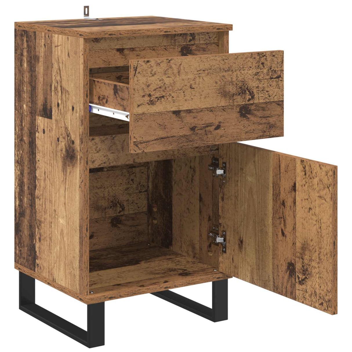 vidaXL Dressoir 40x35x70 cm bewerkt hout wit