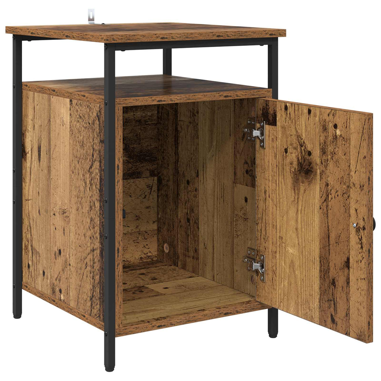 vidaXL Nightstand 40x42x60 cm engineered wood black