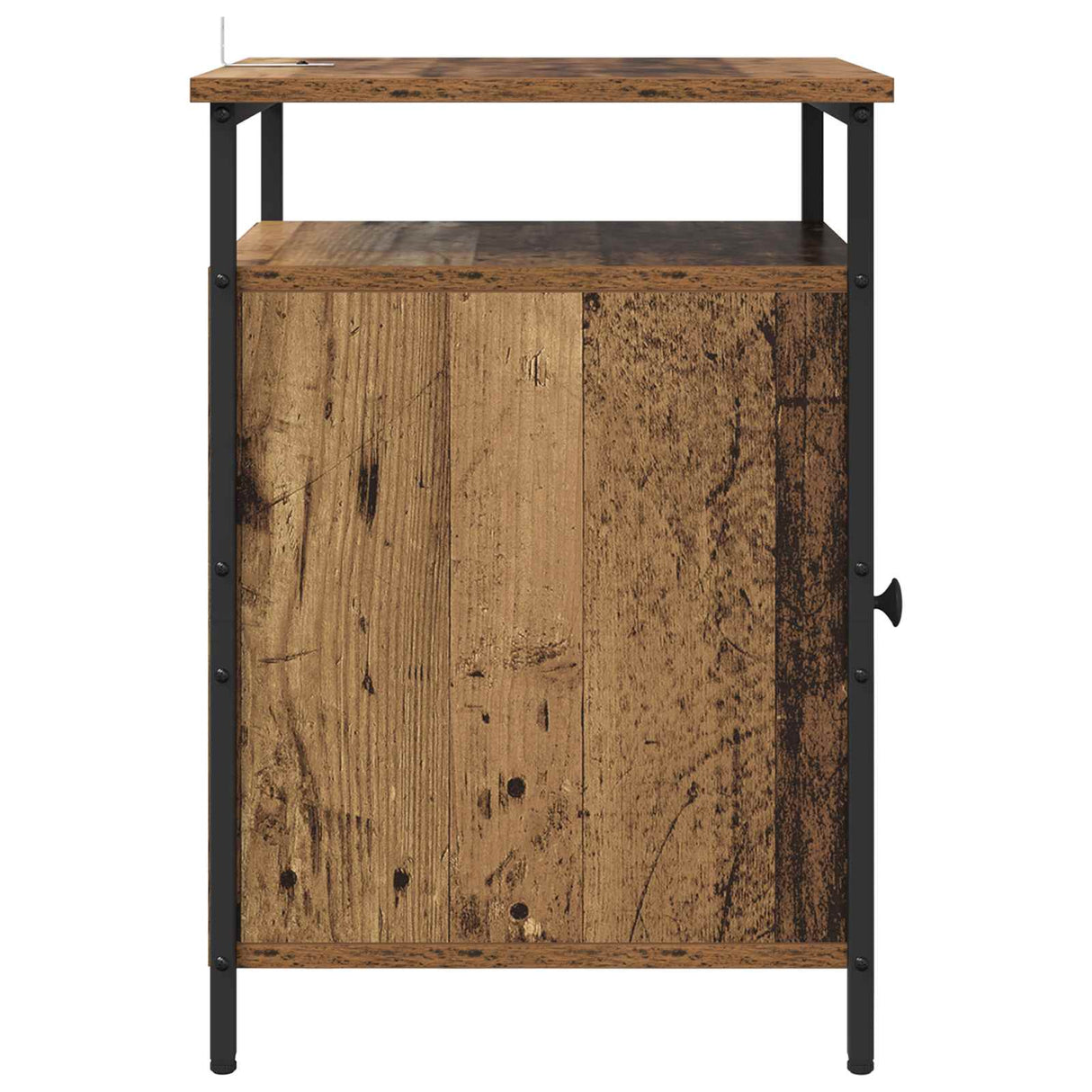 vidaXL Nightstand 40x42x60 cm engineered wood black