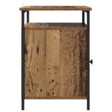 vidaXL Nightstand 40x42x60 cm engineered wood black