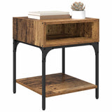 vidaXL Nightstand 40x41x50 cm engineered wood black