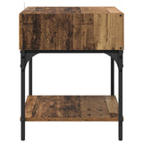 vidaXL Nightstand 40x41x50 cm engineered wood black
