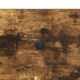 vidaXL Nachtkastje 40,5x31x60 cm bewerkt hout zwart