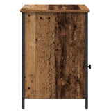 vidaXL Nachtkastje 40x42x60 cm bewerkt hout zwart