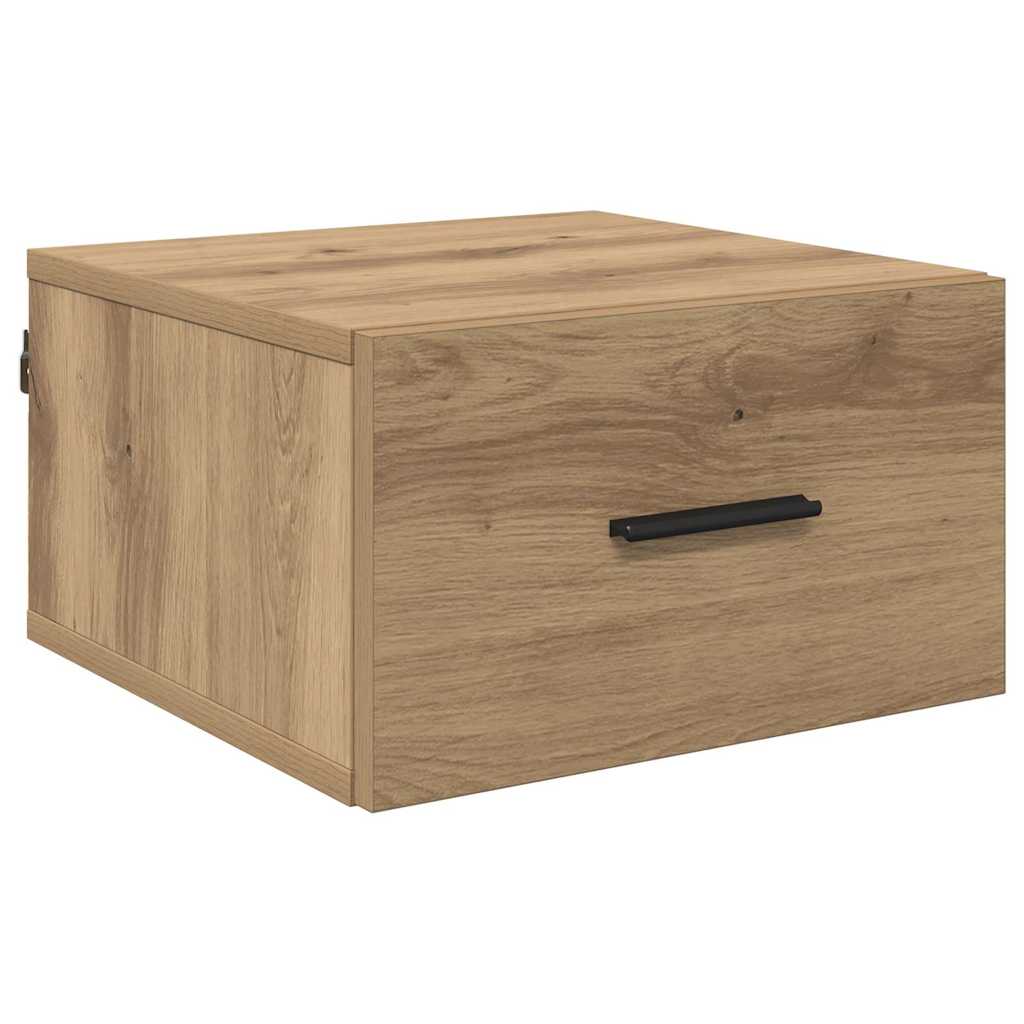 vidaXL Wall-Mounted Nightstand 35x35x20 cm White
