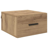 vidaXL Wall-Mounted Nightstand 35x35x20 cm White