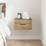 vidaXL Wall-Mounted Nightstand 35x35x20 cm White