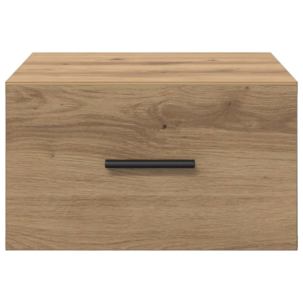 vidaXL Wall-Mounted Nightstand 35x35x20 cm White