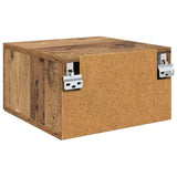 vidaXL Nachtkastje wandgemonteerd 35x35x20 cm wit