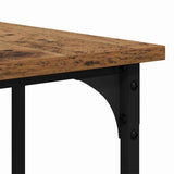 vidaXL Desk 139x139x75 cm engineered wood black