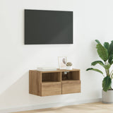 vidaXL Tv-wandmeubels 2 st 40x30x30 cm bewerkt hout wit