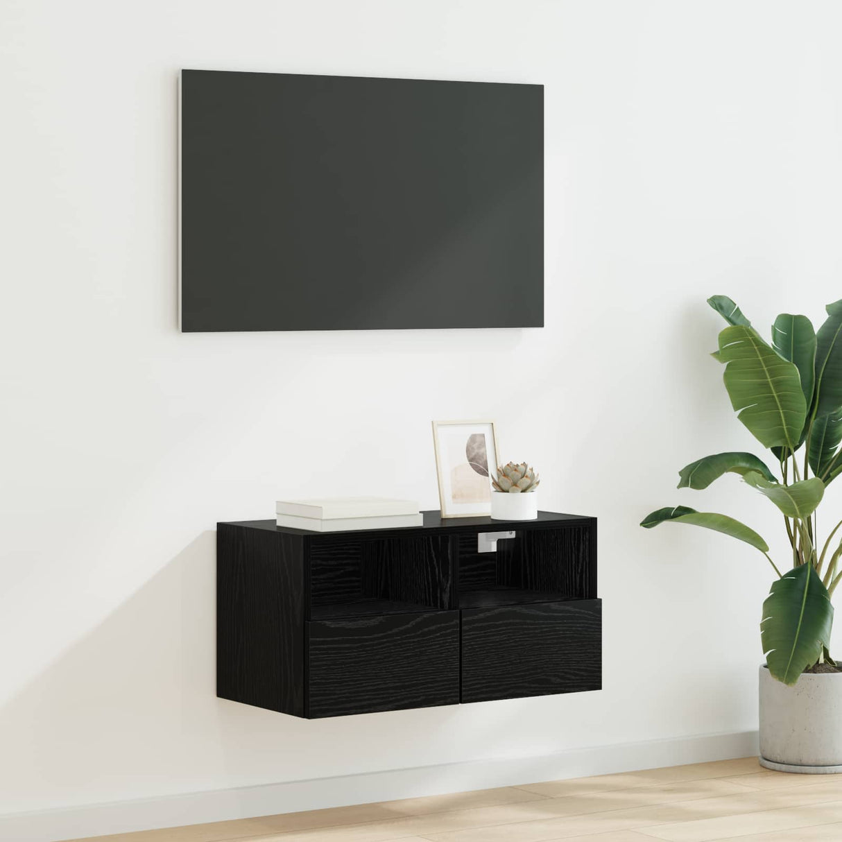 vidaXL Tv-wandmeubels 2 st 40x30x30 cm bewerkt hout wit