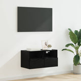 vidaXL Tv-wandmeubels 2 st 40x30x30 cm bewerkt hout wit