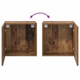 vidaXL Tv-wandmeubel 40,5x30x40 cm bewerkt hout wit
