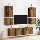 vidaXL Tv-wandmeubel 40,5x30x40 cm bewerkt hout wit