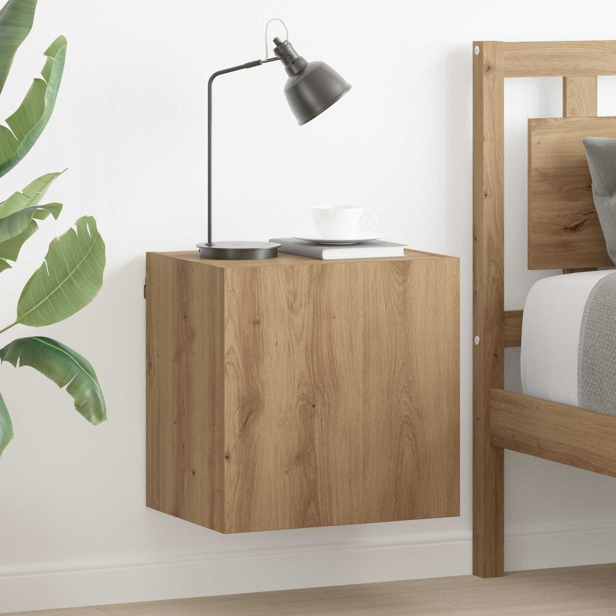vidaXL Tv-wandmeubel 40,5x30x40 cm bewerkt hout wit