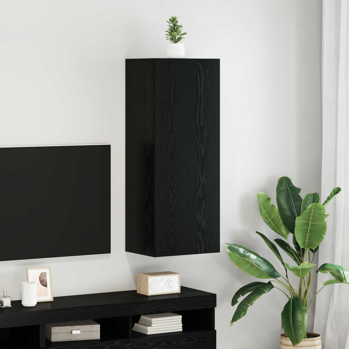 vidaXL Tv-wandmeubel 40,5x30x40 cm bewerkt hout wit