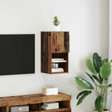 vidaXL TV Cabinets 2 pcs with LED lighting 30.5x30x60 cm white