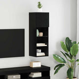 vidaXL TV Cabinets 2 pcs with LED lighting 30.5x30x60 cm white