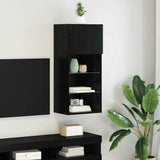 vidaXL TV Cabinets 2 pcs with LED lighting 30.5x30x60 cm white