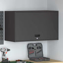 vidaXL Zwart 90 x 40 x 53 cm Poedergecoat staal