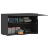 vidaXL Zwart 90 x 40 x 53 cm Poedergecoat staal