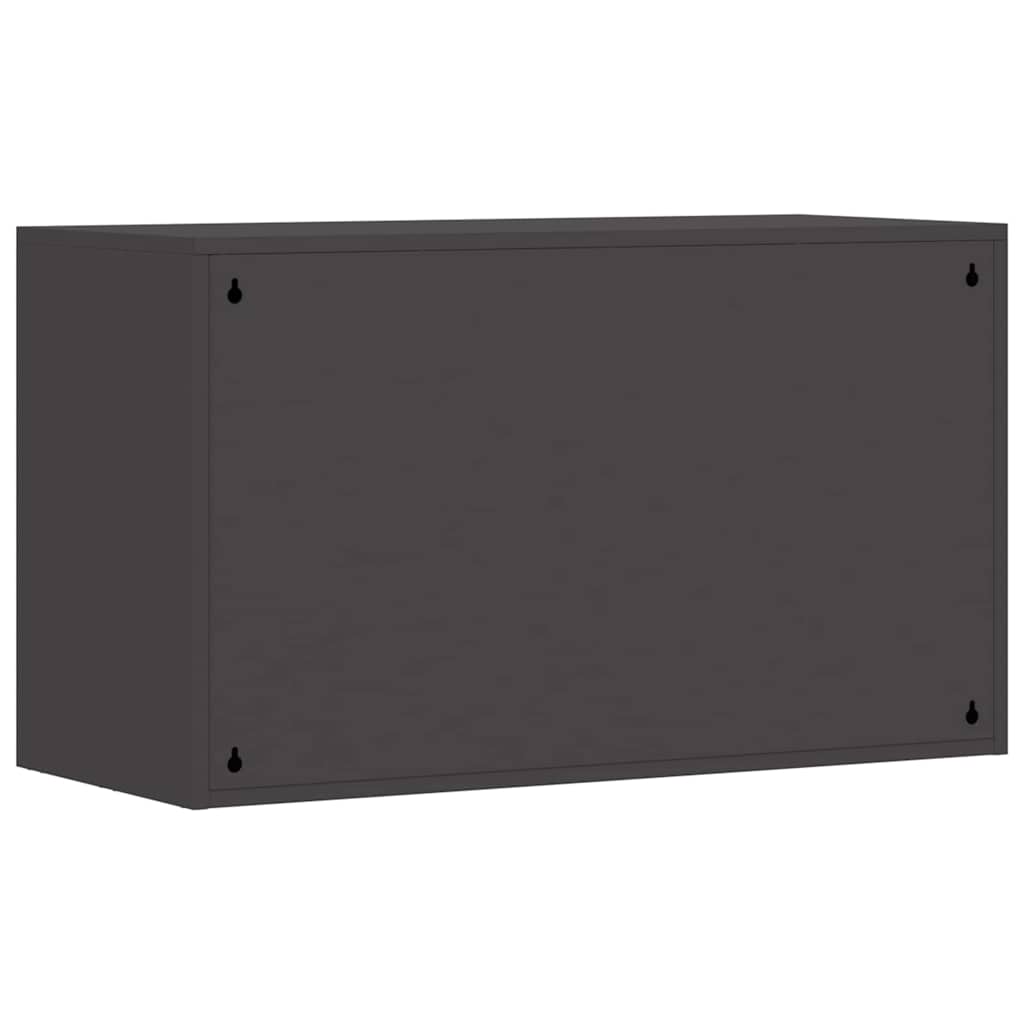 vidaXL Zwart 90 x 40 x 53 cm Poedergecoat staal