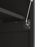 vidaXL Zwart 90 x 40 x 53 cm Poedergecoat staal