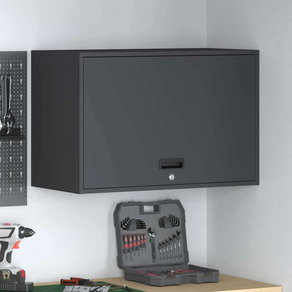 vidaXL Zwart 90 x 40 x 53 cm Poedergecoat staal