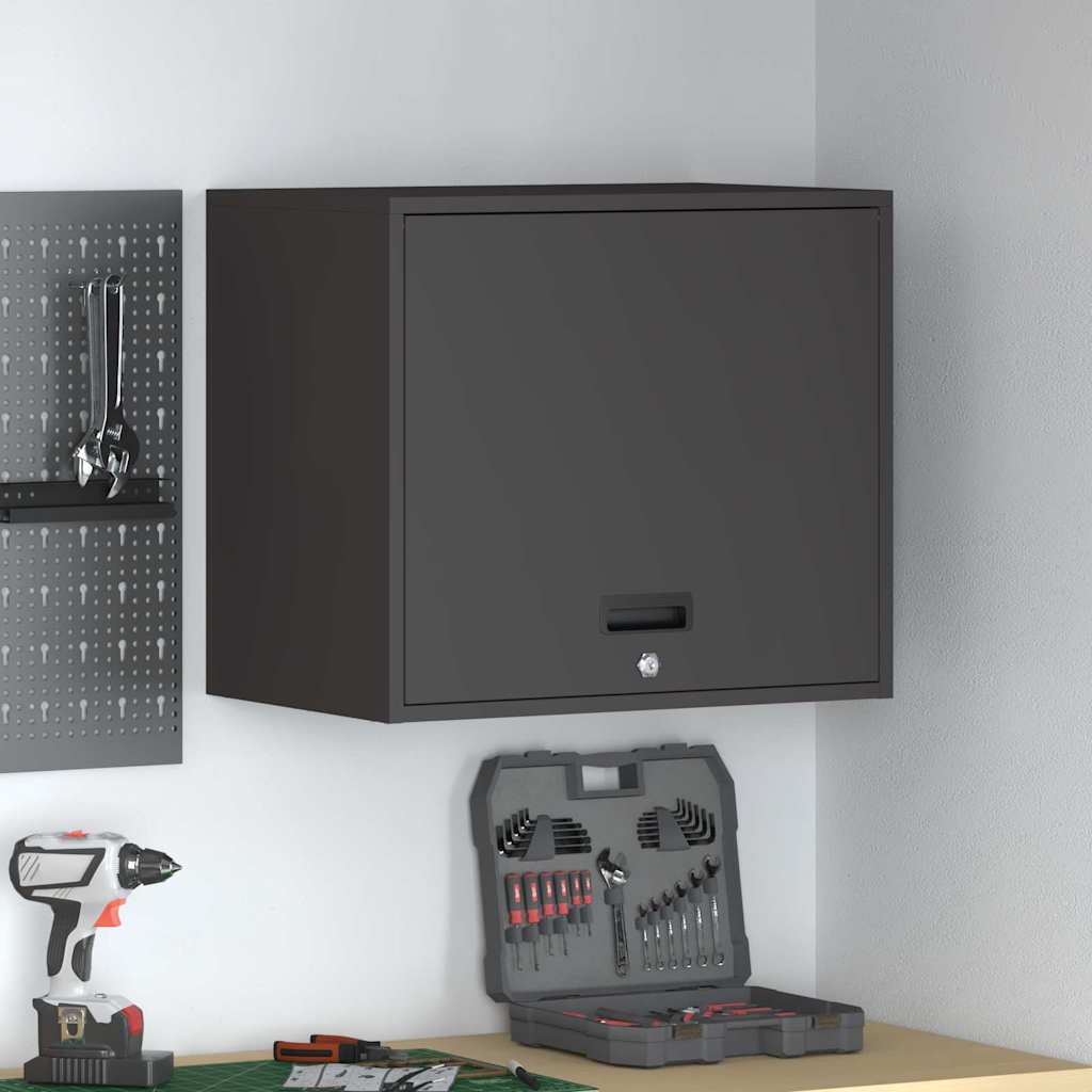 vidaXL Zwart 90 x 40 x 53 cm Poedergecoat staal