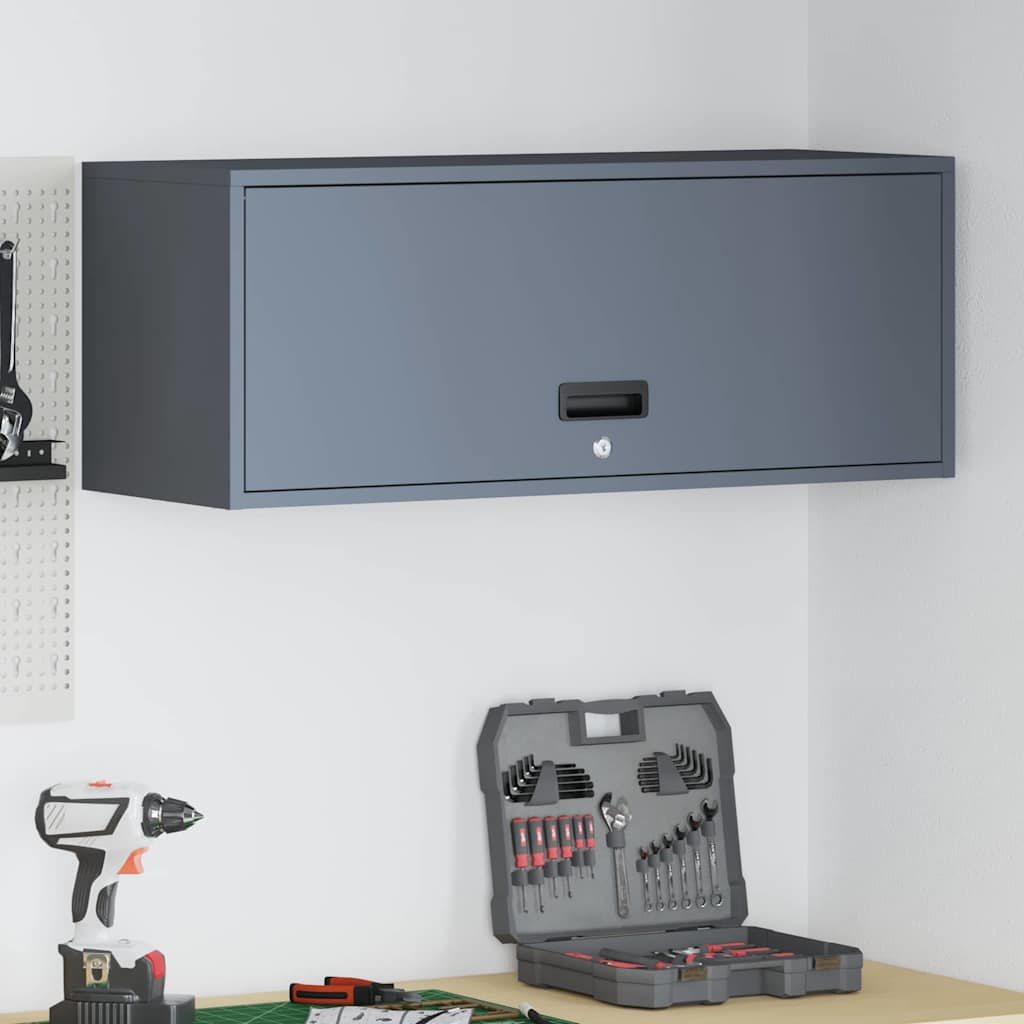 vidaXL Zwart 90 x 40 x 53 cm Poedergecoat staal