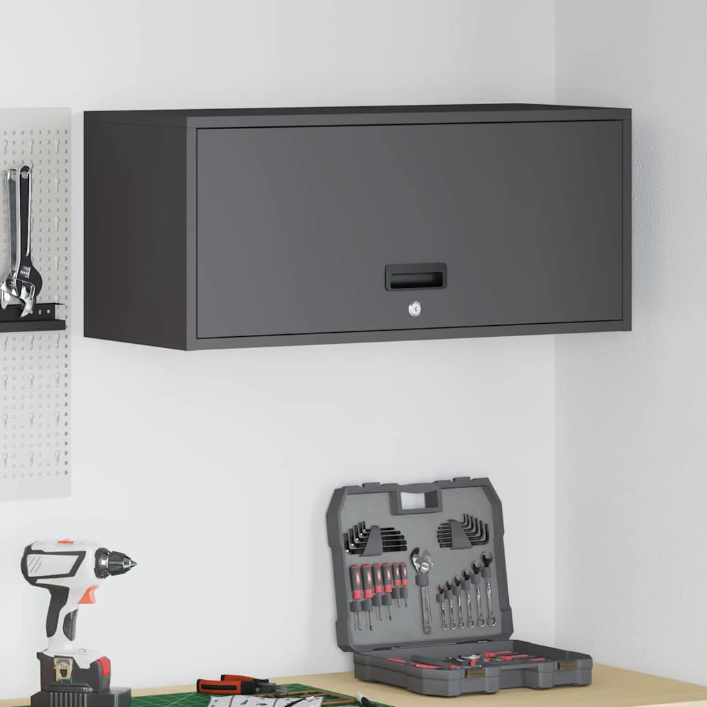 vidaXL Zwart 90 x 40 x 53 cm Poedergecoat staal