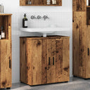 vidaXL Badkamerkast Wit 61 x 35 x 64 cm Bewerkt hout & Metaal