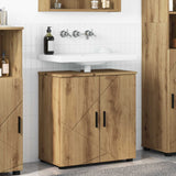 vidaXL Badkamerkast Wit 61 x 35 x 64 cm Bewerkt hout & Metaal