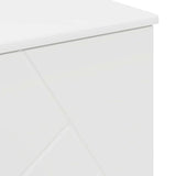 vidaXL Bathroom Cabinet White 76.5 x 35 x 64 cm Engineered Wood & Metal