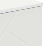 vidaXL Badkamerkast Wit 60 x 35 x 80 cm Bewerkt hout & Metaal