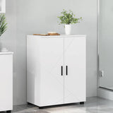 vidaXL Badkamerkast Wit 60 x 35 x 80 cm Bewerkt hout & Metaal