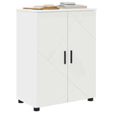 vidaXL Badkamerkast Wit 60 x 35 x 80 cm Bewerkt hout & Metaal