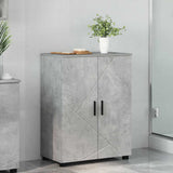 vidaXL Badkamerkast Wit 60 x 35 x 80 cm Bewerkt hout & Metaal