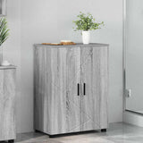 vidaXL Badkamerkast Wit 60 x 35 x 80 cm Bewerkt hout & Metaal