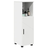 vidaXL Bathroom Cabinet White 30 x 35 x 95 cm Engineered Wood & Metal