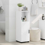 vidaXL Bathroom Cabinet White 30 x 35 x 95 cm Engineered Wood & Metal