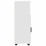 vidaXL Bathroom Cabinet White 30 x 35 x 95 cm Engineered Wood & Metal