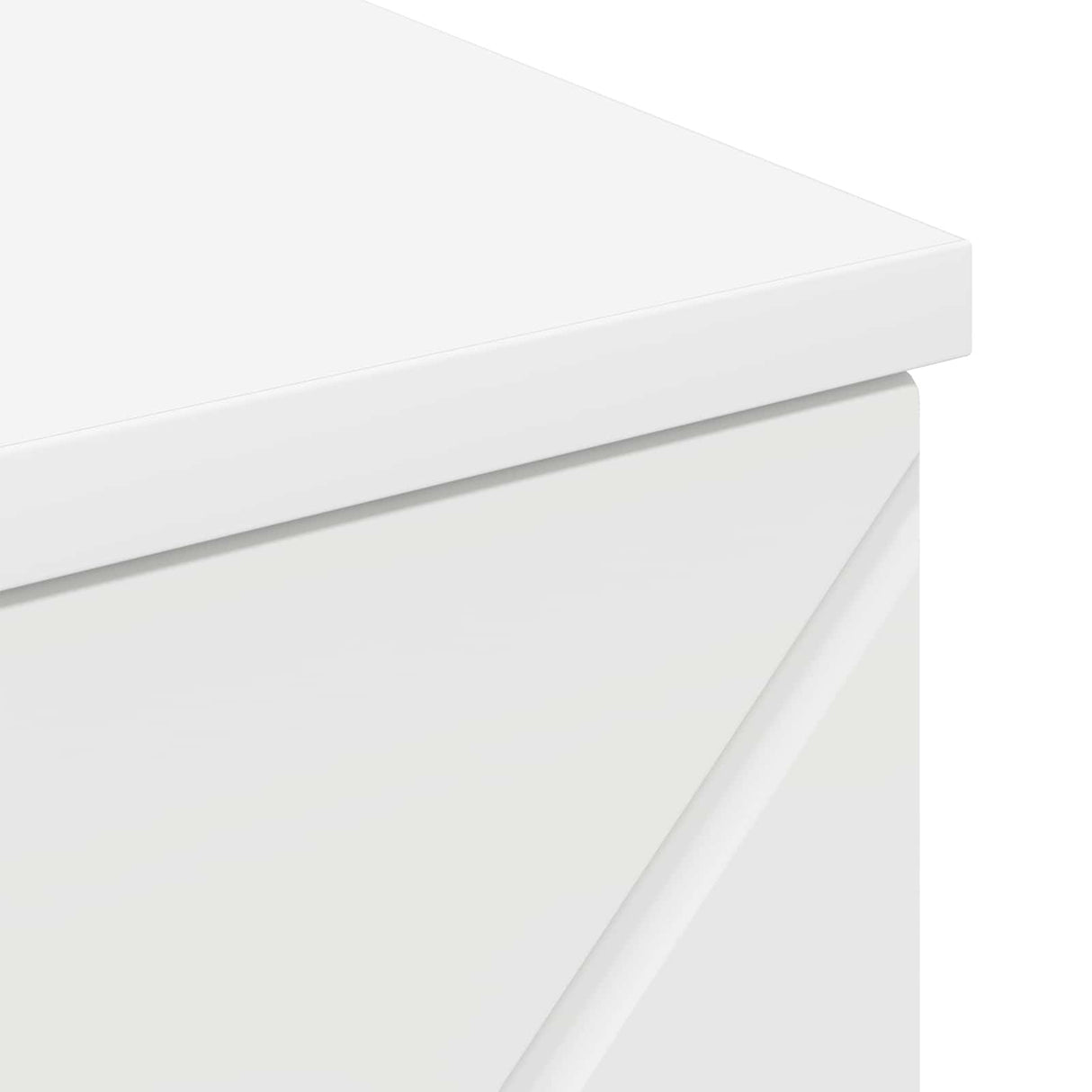 vidaXL Bathroom Cabinet with Drawer White 30x35x80 cm Engineered Wood & Metal