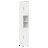 vidaXL Badkamerkast met opslag Hoogglans wit 30 x 35 x 192 cm